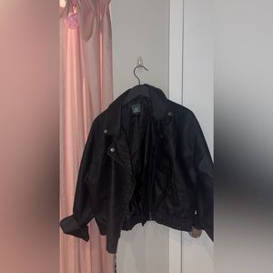 Wild Fable Black Leather Coat